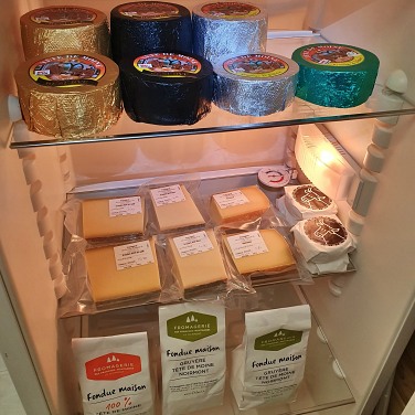 Fromage fdfm dans le frigo